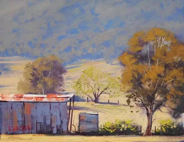 100张油画风景欣赏每一张都是顶配,100张风景油画初学者临摹