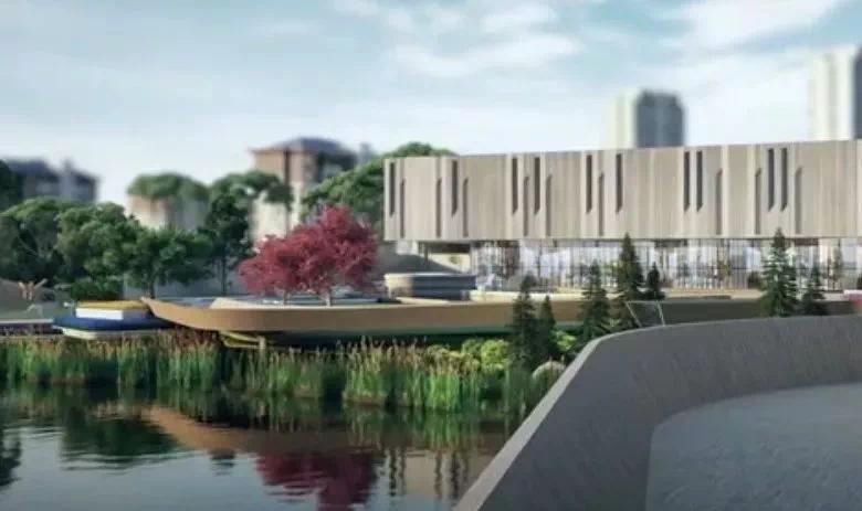 华润阜阳中心图,华润阜阳中心景观河