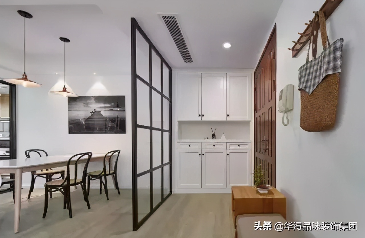 正对餐厅玄关效果图,大门正对厨房玄关如何设计