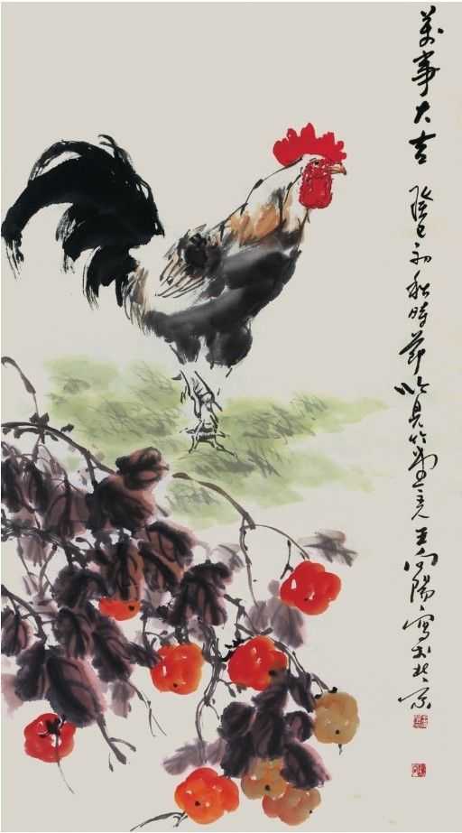 写意画鸡的正确方法,写意鸡的基本方法