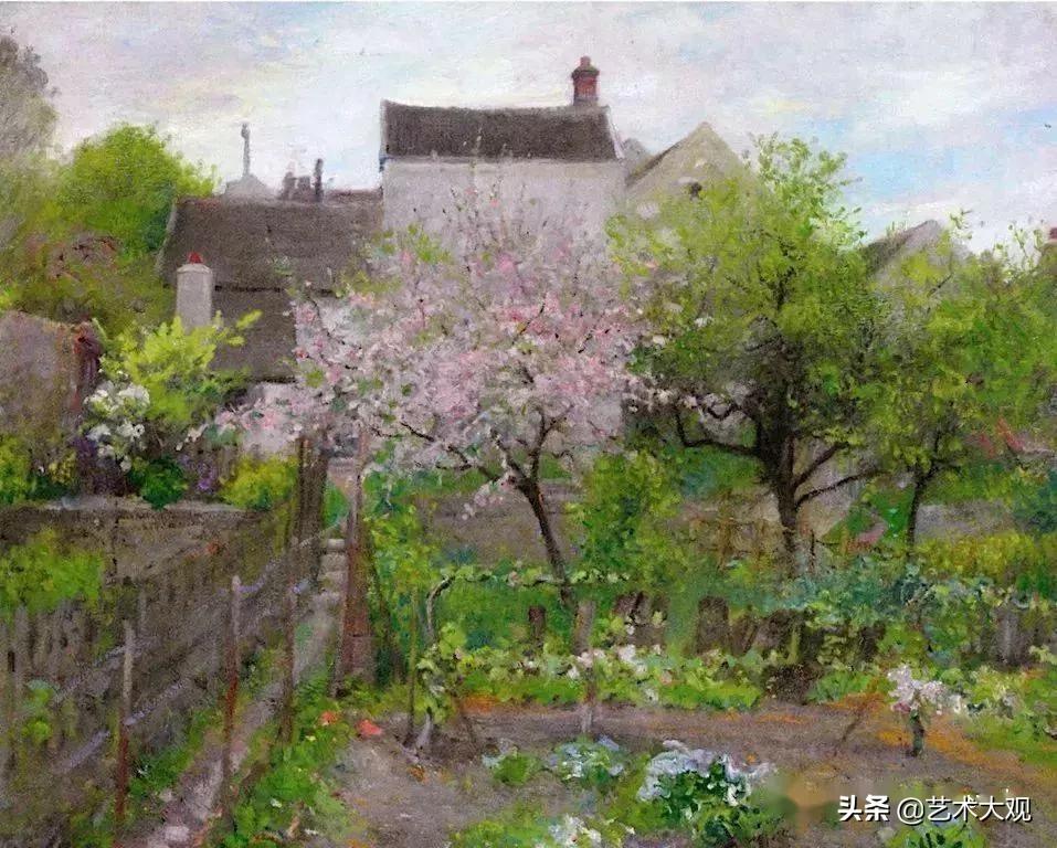 外国油画风景图片大全,外国胡子哥风景油画合集