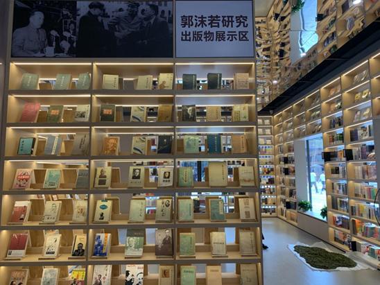 乐山沙湾沫若戏曲公园高清鸟瞰图,沙湾沫若戏剧小镇航拍夜景