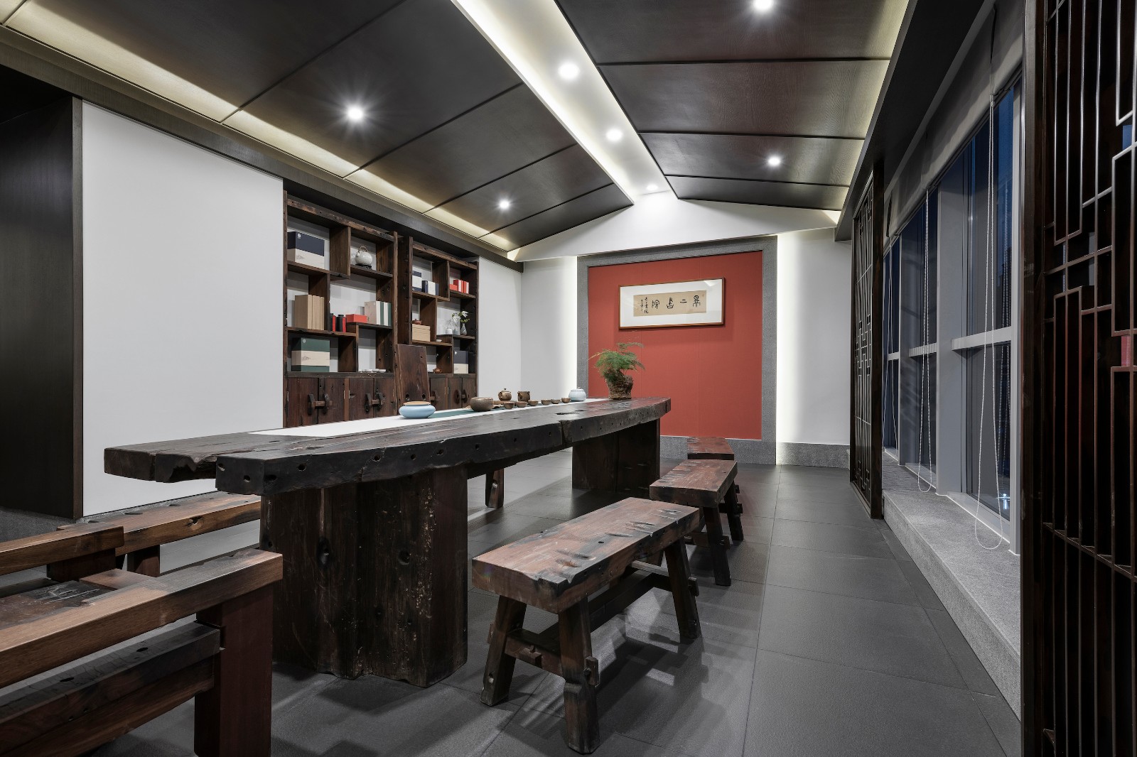 极简中式禅意房子设计,130平米禅意新中式设计