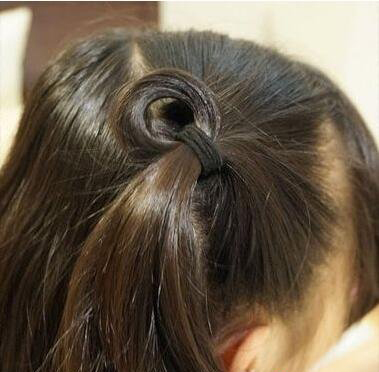 儿童编发中短发3-6岁蝴蝶结大发卡,儿童发型女孩编发简单视频教程