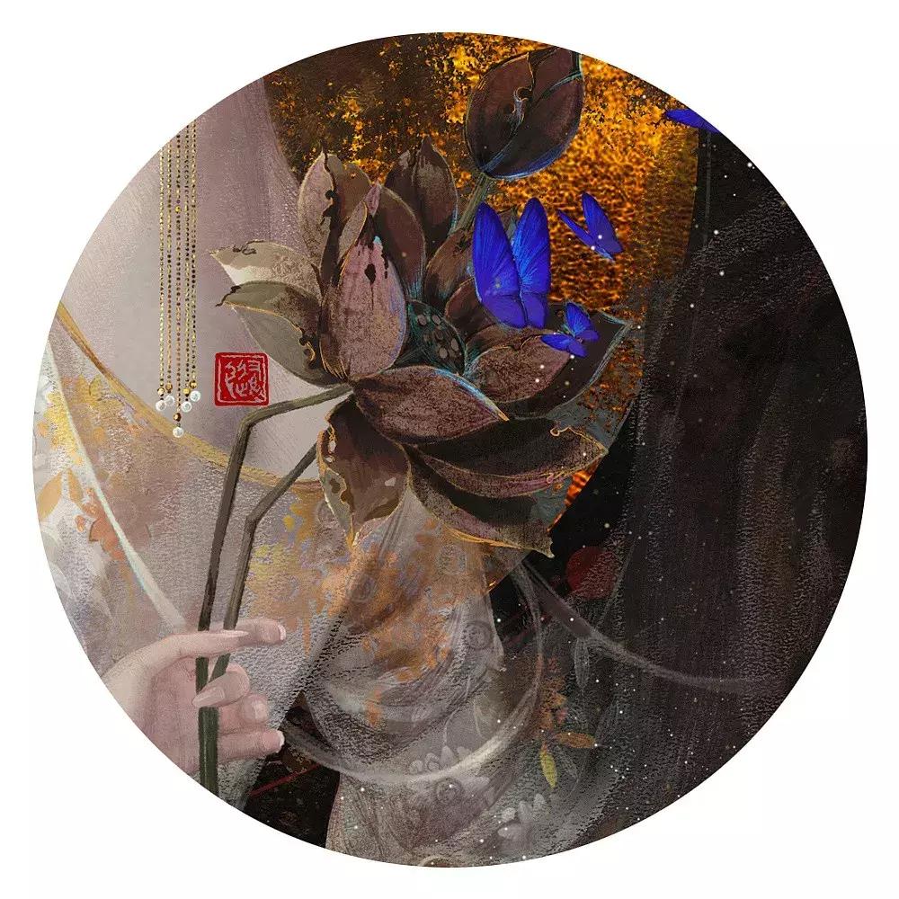 看完她笔下的古风美人,才知英雄难过美人关,一颦一笑让你醉倒