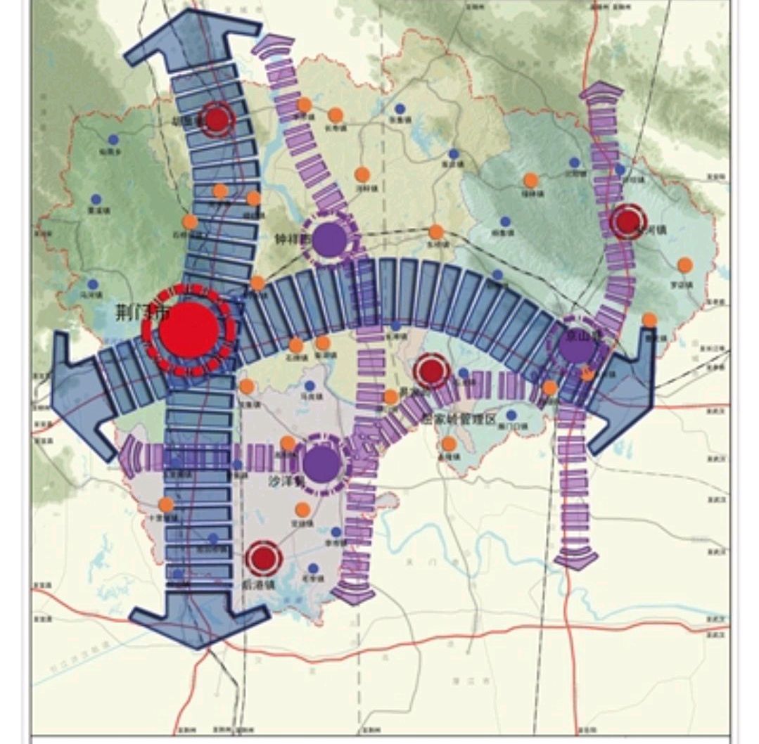 荆门中心城区是哪一块,荆门中心城区有多少个区