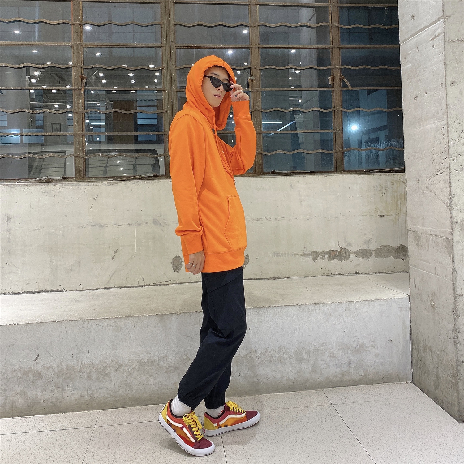 vans复古今秋回潮,vans解构绿色穿搭