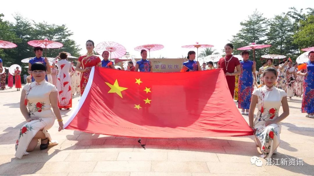 惊艳全国、破世界纪录!455名旗袍佳丽云集湛江遂溪玥珑湖