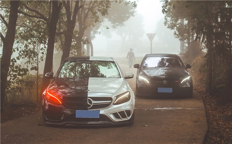 奔驰c200l黑武士改装,奔驰c200l合法改装案例