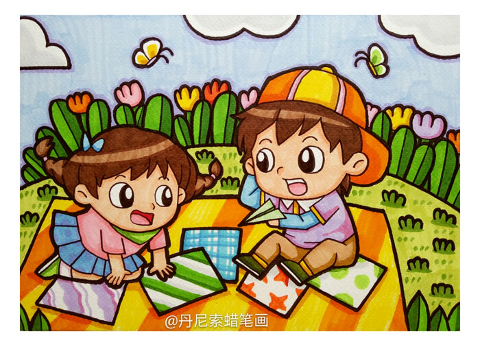 8-12岁儿童绘画范画,简单又好画的儿童画大全