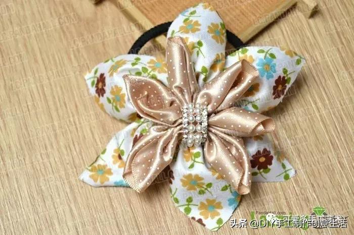 丝带做花带,做花带的教程