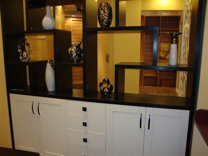 博古架隔断3米高,30多层博古架