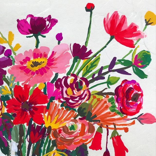 插画师carolyngavin绘画作品,carolyn插画