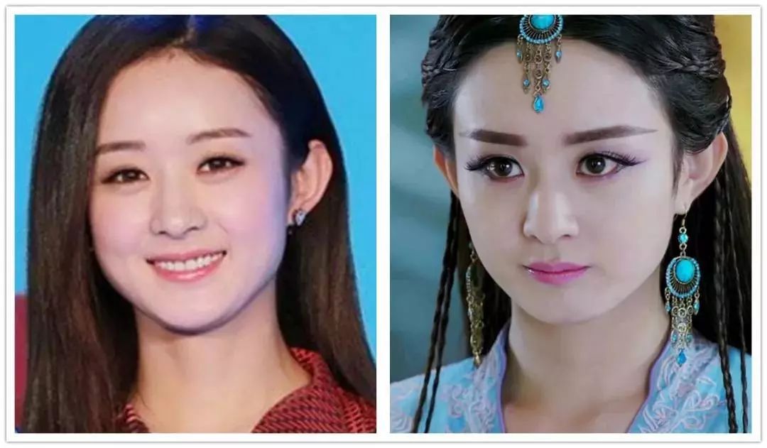 高圆圆方脸扎马尾,高圆圆方脸怎么整的