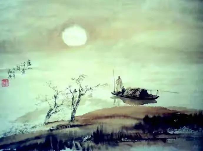 野旷天低树江清月近人相似的语境,野旷天低树江清月近人图