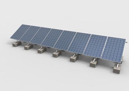 光伏电站东西方向遮挡间距计算,分布式光伏组件布置示意图