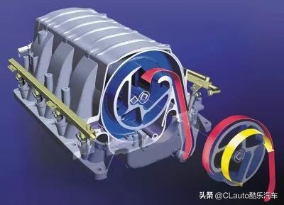 汽车发动机进气歧管什么原理,引擎前面有个大粗管是啥
