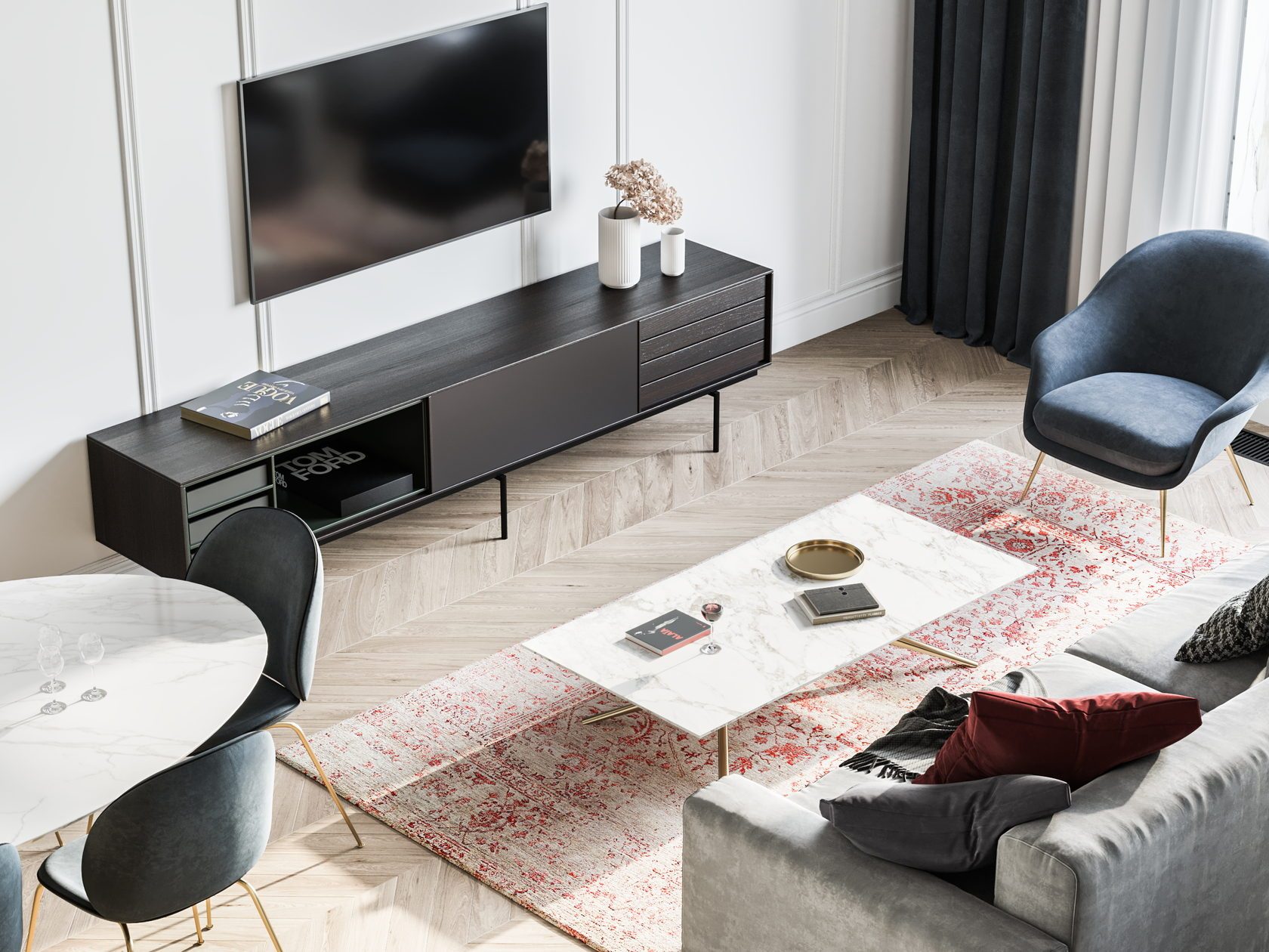 轻奢时尚新中式,轻奢新中式软装