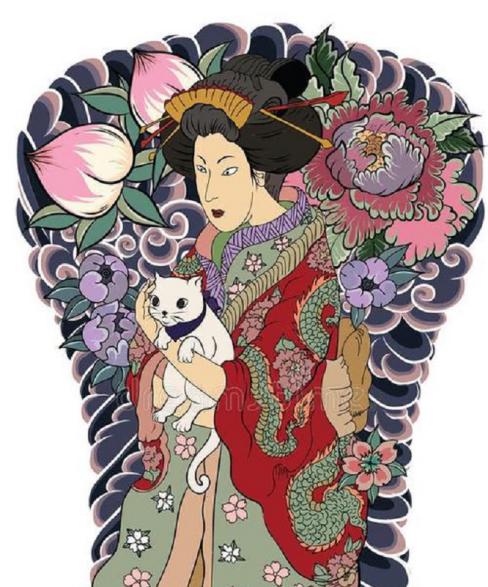日本武士风纹身,日本最流行的纹身