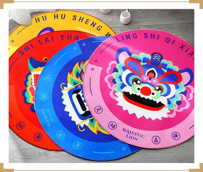 潮款上新||豫游纪2019人手必备瑞兽地垫火热来袭!