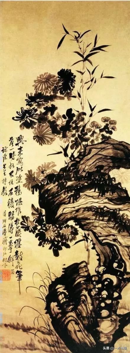 国画菊花画法步骤图解,国画菊花品种大全