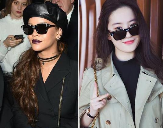 配墨镜既显气质又时髦,时尚搭配高级感墨镜