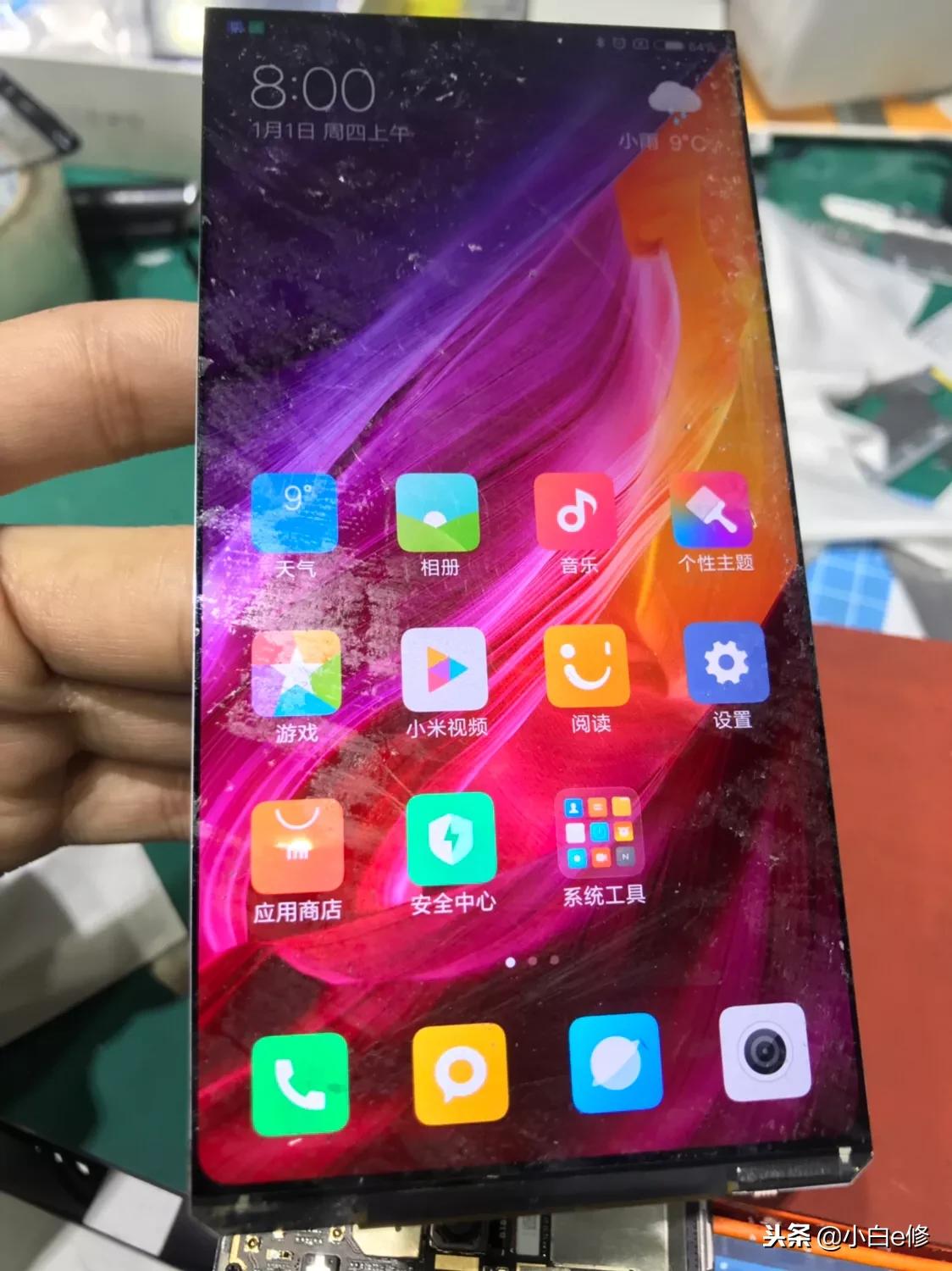 红米5plus屏幕坏了怎么投屏,红米5plus外屏更换教程