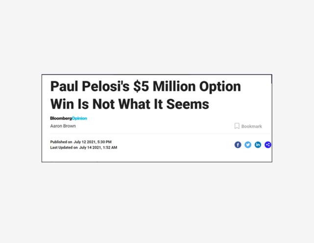 “佩洛西有多富?”,这文章里的这么一句话,点燃美国网友怒火