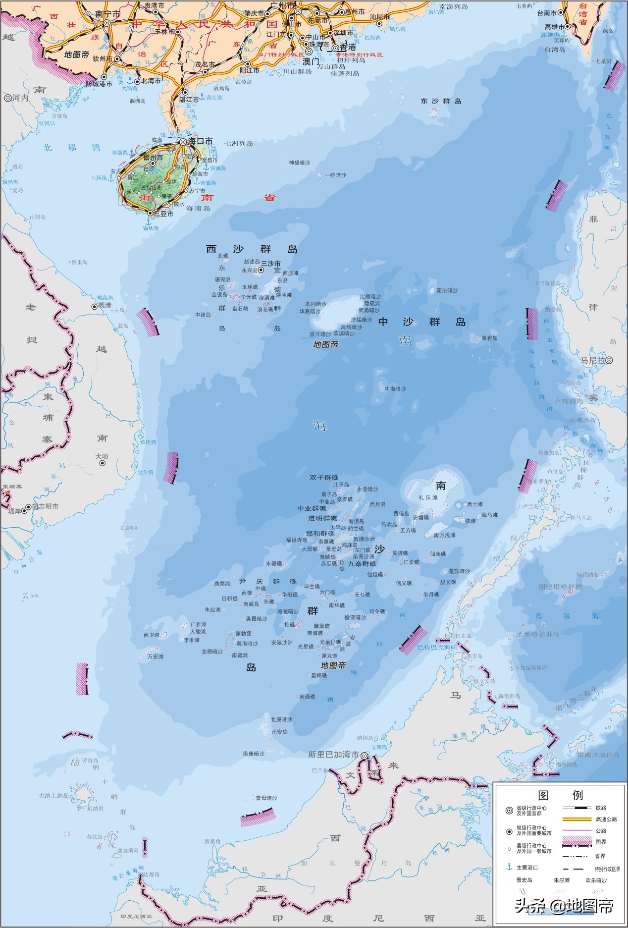 海南三亚国道是哪三条,海南环岛三条线