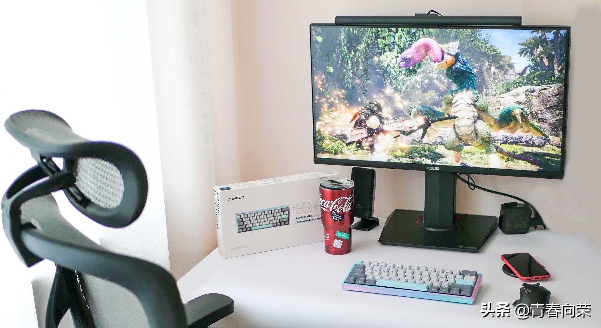 杜伽k310机械键盘简单上手,杜伽k330w无线键盘