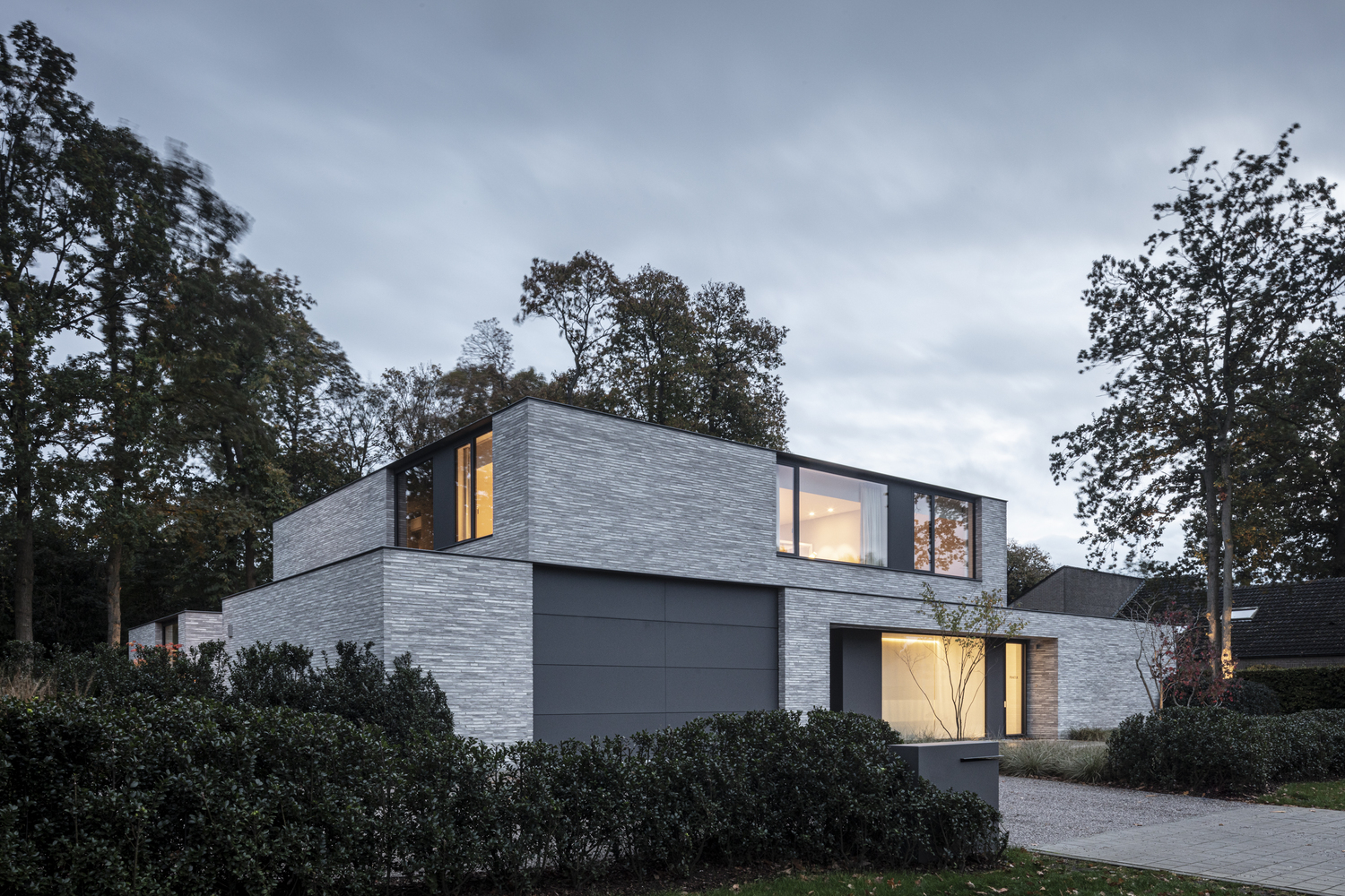 自盖一层落地窗房子设计图,住宅设计一厅两房图