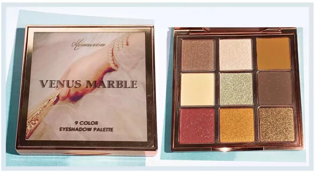 venusmarble九色眼影测评,橘朵的单色眼影新版和旧版对比