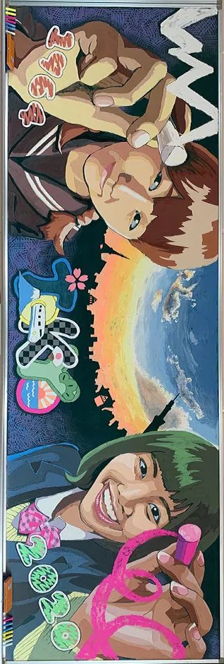 粉笔在黑板上画什么最漂亮,黑板报粉笔画技巧油画