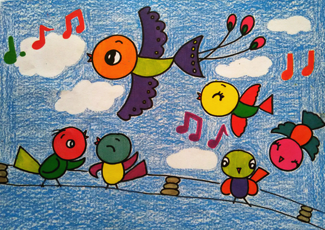 少女心爆棚的又简单的简笔画,安静女孩彩色简单简笔画图片