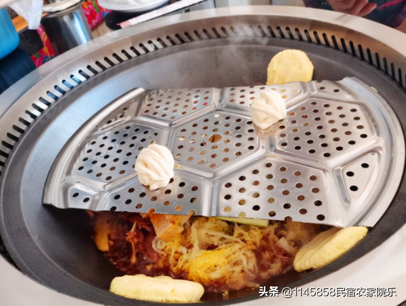 北京延庆王家堡地锅粗粮馆，吃了太多地锅鸡！这次换特色甲鱼试试