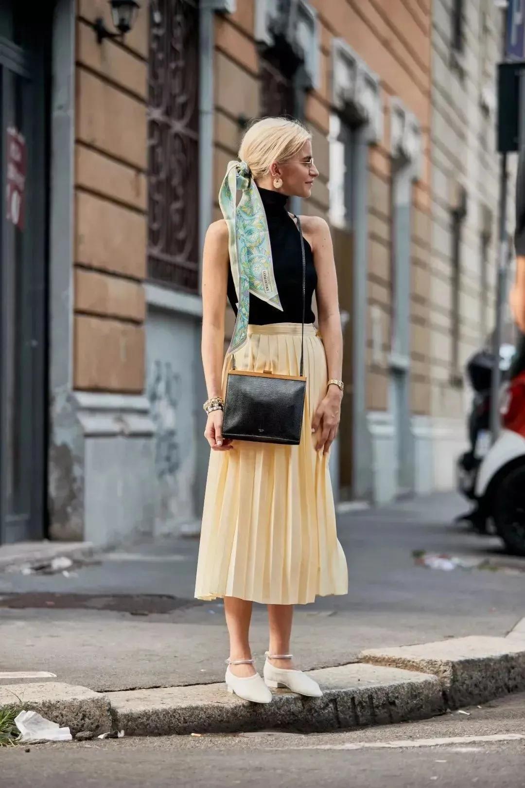 长丝巾古装系法3米长1.5米宽丝巾,长条丝巾配衬衣的系法简单又漂亮