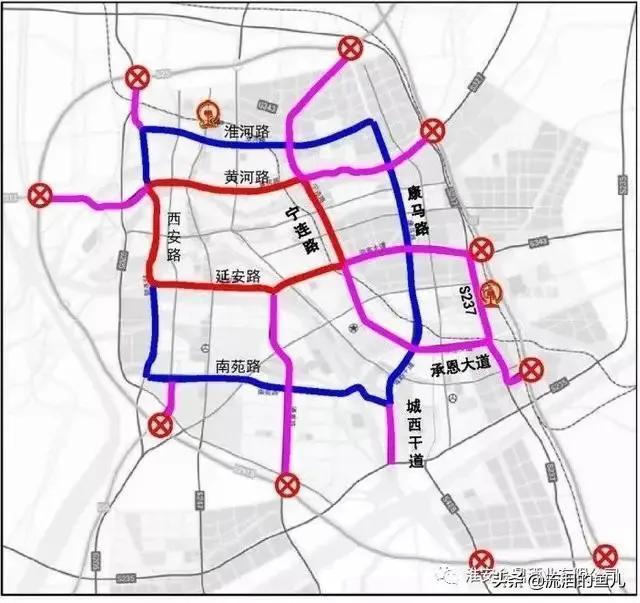 淮安高架对比盐城高架,徐州淮安盐城高架