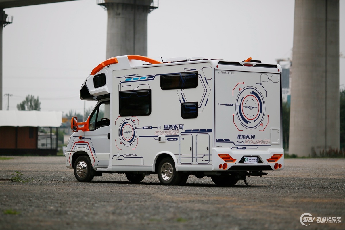 旌航依维柯c型房车,旌航依维柯C型大额头房车