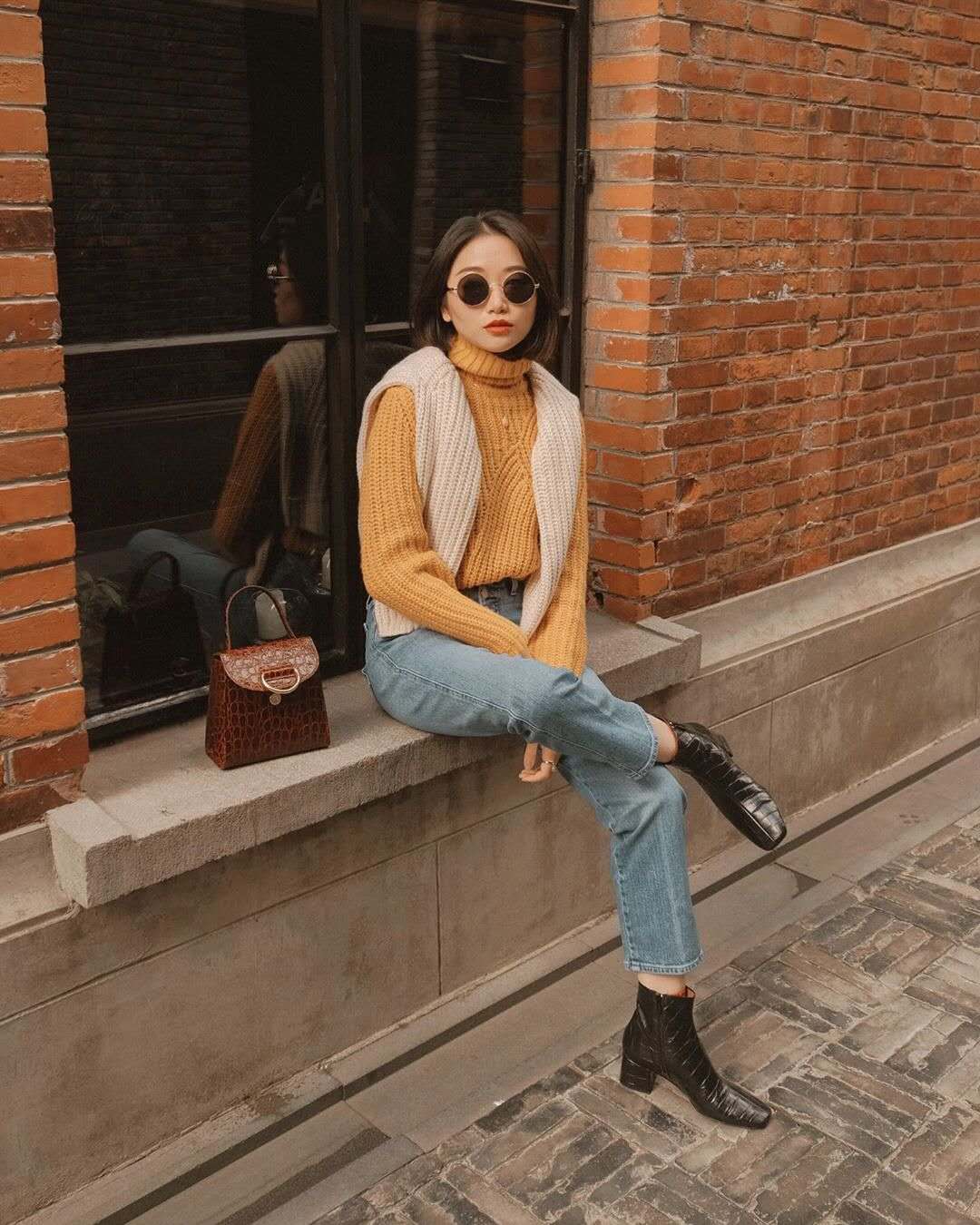 155小个子阔腿裤穿搭上衣,每个女生都应该尝试的阔腿裤穿搭