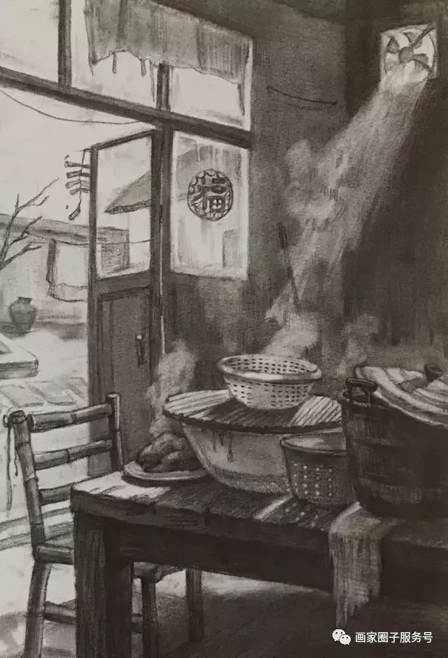 清华大学美术学院设计素描高分卷,清华学生校考素描作品