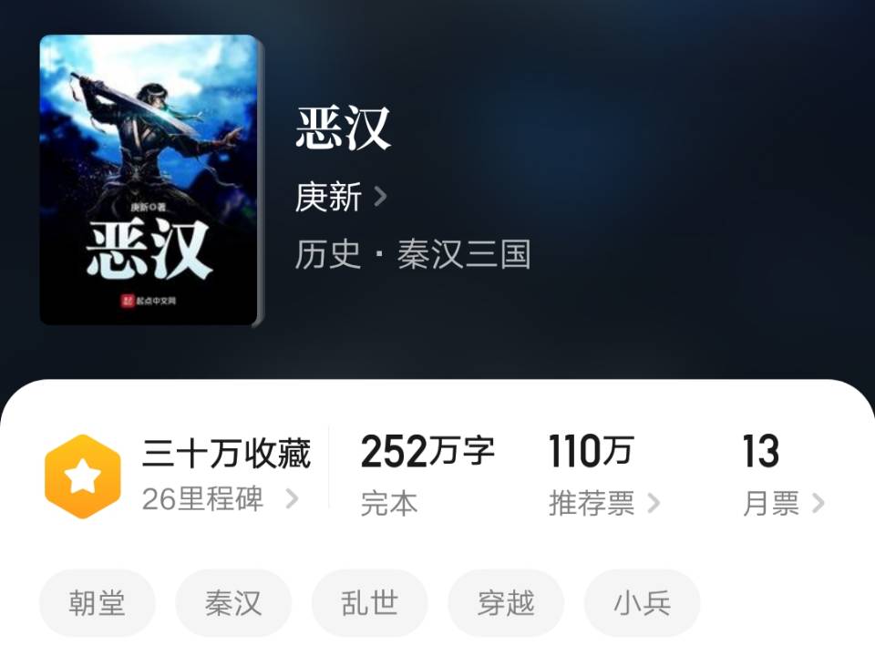 恶汉小说作者庚新,恶汉庚新