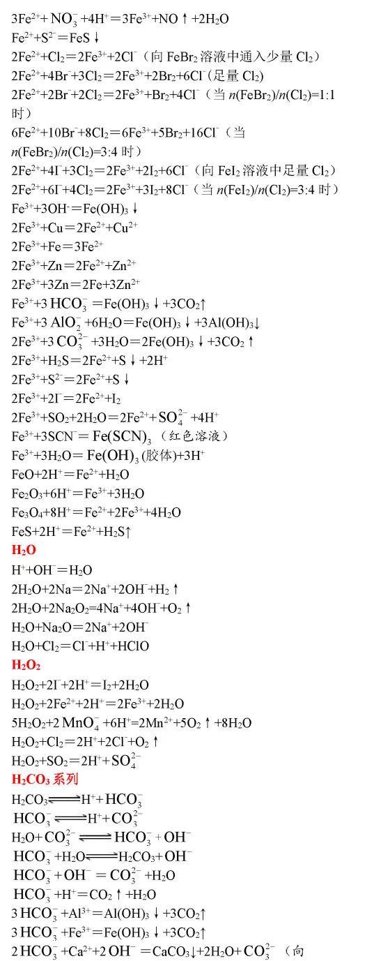 高中化学方程式大全pdf,高中化学方程式大全下载