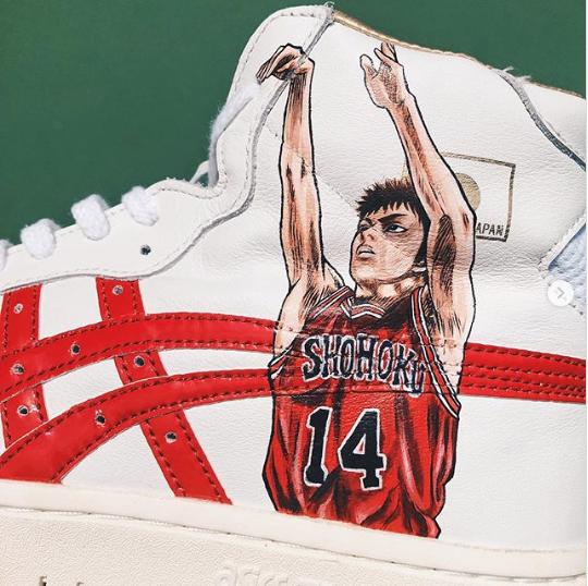 灌篮高手篮球鞋亚瑟士,教练我想打篮球三井寿