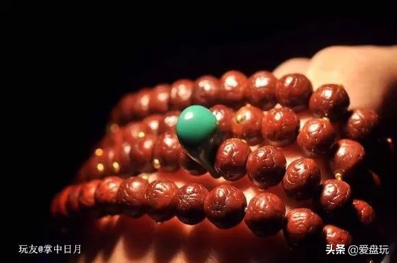 盘玩包浆后变黑的文玩,包浆手串盘玩11毫米