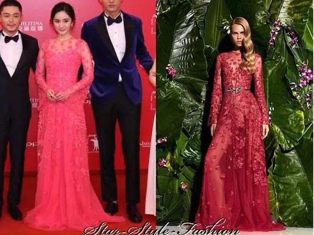 何洁精修图身着山寨裙,修图师救得了何洁