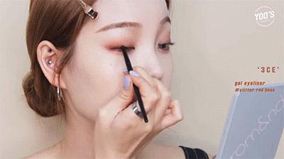 单眼皮狐狸眼妆画法日常,单眼皮大眼妆的画法步骤