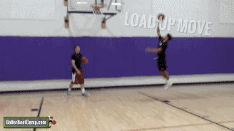 投篮急停急起的脚步练习,配合及对抗中的投篮练习