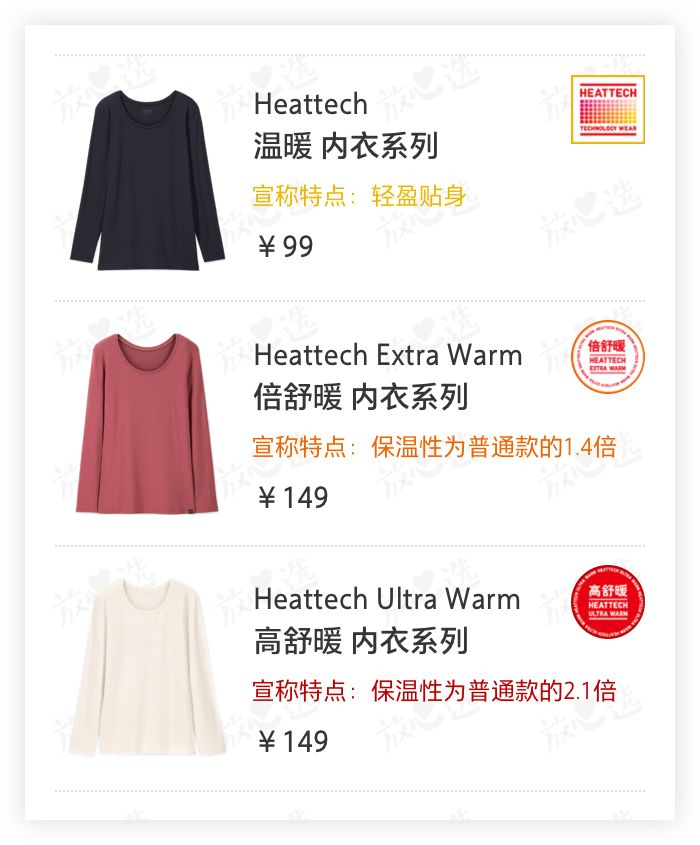 优衣库heattech内衣尺码,优衣库heattechultrawarm