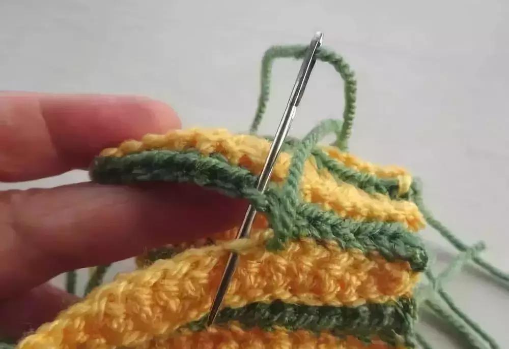 中号南瓜的钩织全教程,各种小南瓜钩织教程