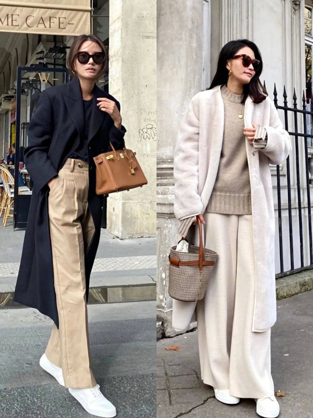 韩国很火的穿搭博主,韩国时尚女装大衣